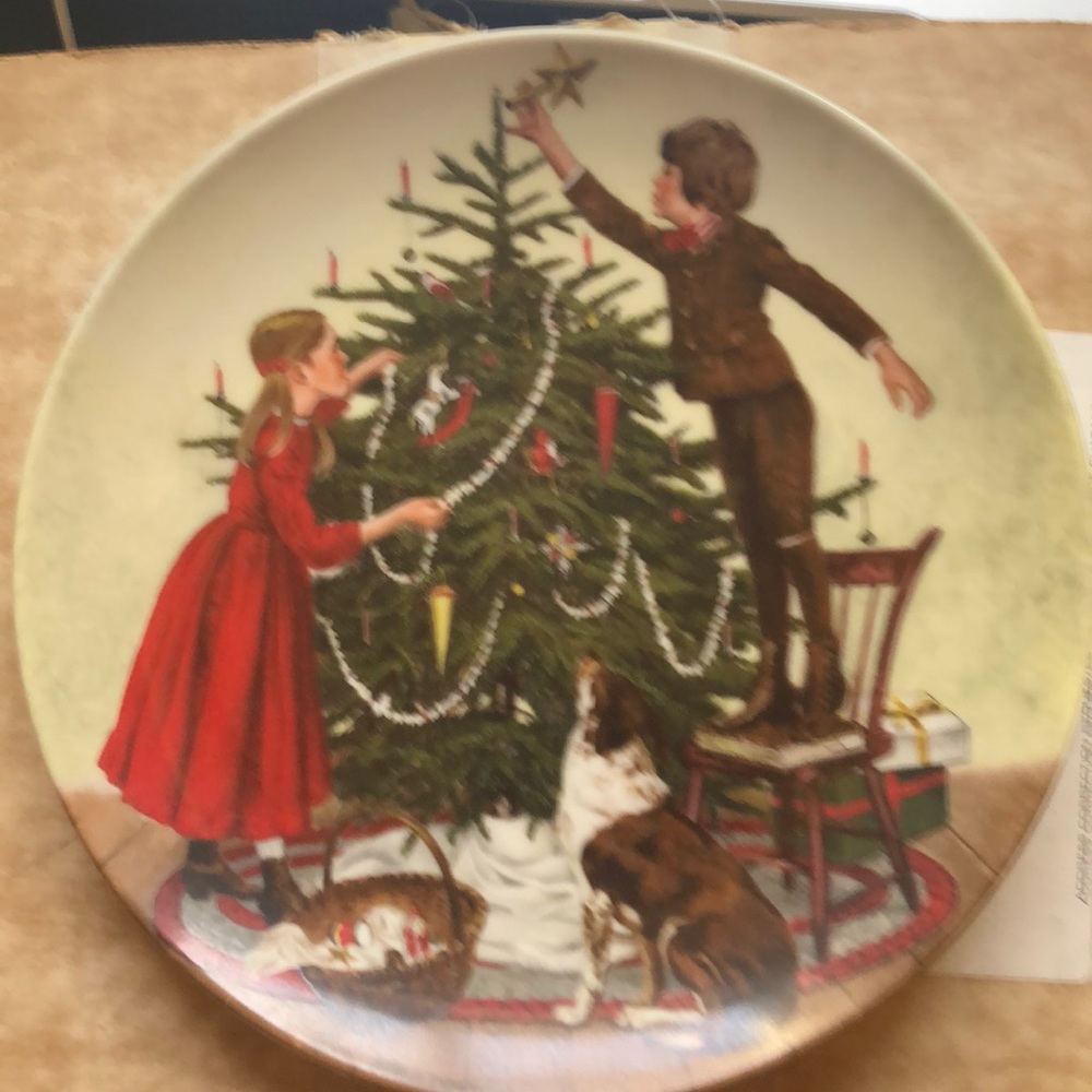 Christmas plate